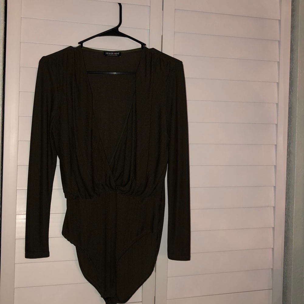 OLIVE BODYSUIT
